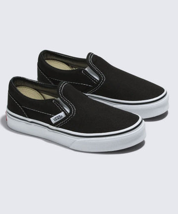 Kids Van Classic Slip On Black / True White Shoe